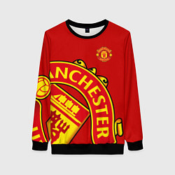 Свитшот женский FC Man United: Red Exclusive, цвет: 3D-черный