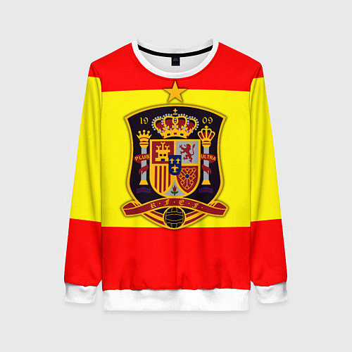Женский свитшот Сборная Испании / 3D-Белый – фото 1