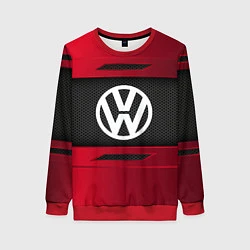 Свитшот женский Volkswagen Collection, цвет: 3D-красный