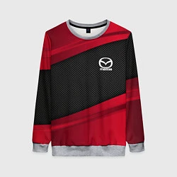 Свитшот женский Mazda: Red Sport, цвет: 3D-меланж