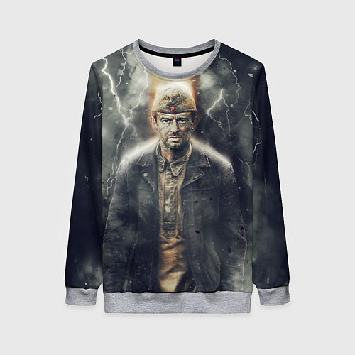 Женский свитшот Собибор / 3D-Меланж – фото 1