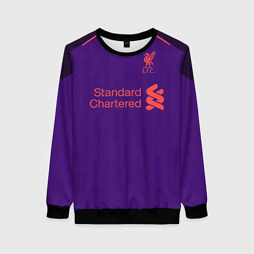 Женский свитшот FC Liverpool: Salah Away 18/19 / 3D-Черный – фото 1