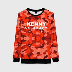 Свитшот женский Kenny: Obladaet Camo, цвет: 3D-черный