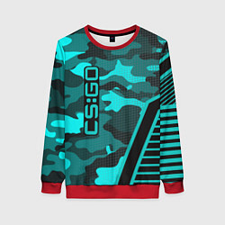 Женский свитшот CS:GO Blue Camo