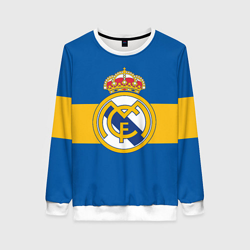 Женский свитшот Реал Мадрид / 3D-Белый – фото 1