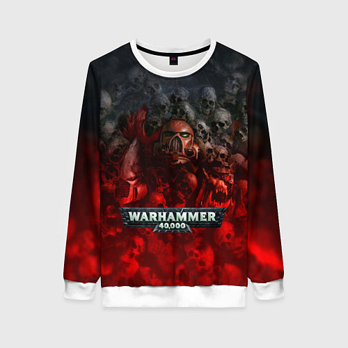 Женский свитшот Warhammer 40000: Dawn Of War / 3D-Белый – фото 1