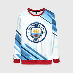 Свитшот женский Manchester city, цвет: 3D-красный