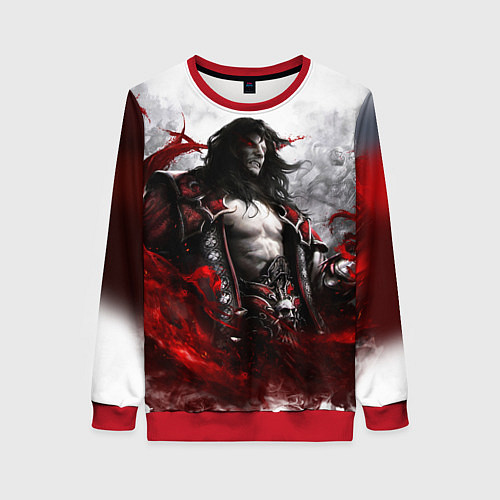 Женский свитшот Castlevania: Lords of Shadow / 3D-Красный – фото 1