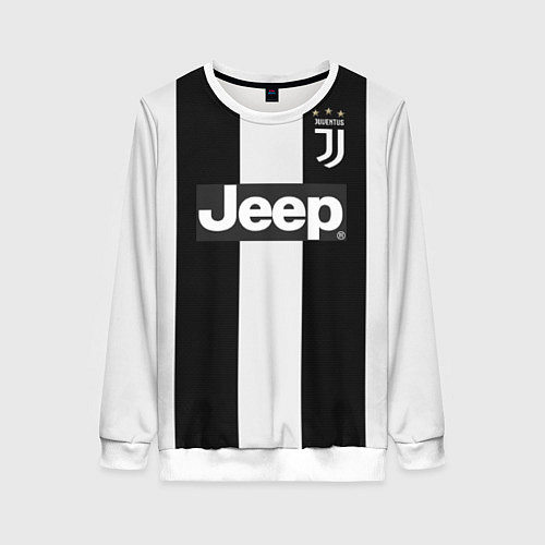 Женский свитшот FC Juventus: Home 18-19 / 3D-Белый – фото 1