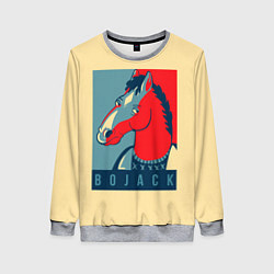 Свитшот женский BoJack Obey, цвет: 3D-меланж