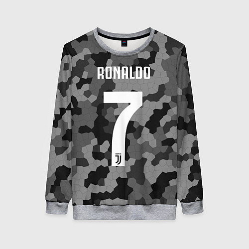 Женский свитшот Ronaldo 7: Camo Sport / 3D-Меланж – фото 1