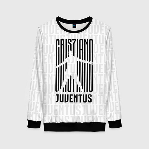 Женский свитшот Cris7iano Juventus / 3D-Черный – фото 1