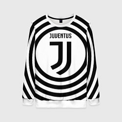 Свитшот женский FC Juventus Round, цвет: 3D-белый
