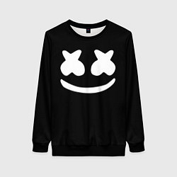 Свитшот женский Marshmello: Black Face, цвет: 3D-черный