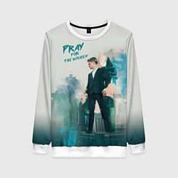 Свитшот женский Brendon Urie, цвет: 3D-белый