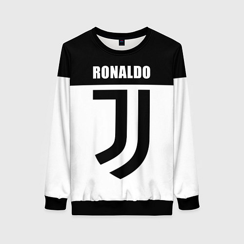 Женский свитшот Ronaldo Juve / 3D-Черный – фото 1