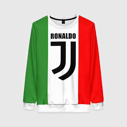 Женский свитшот Ronaldo Juve Italy / 3D-Белый – фото 1