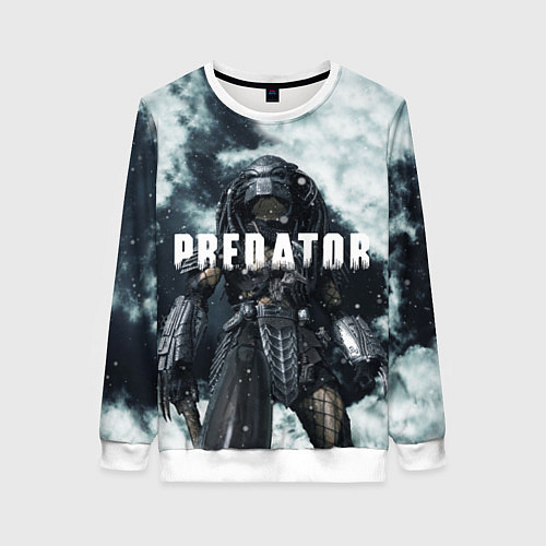 Женский свитшот Winter Predator / 3D-Белый – фото 1