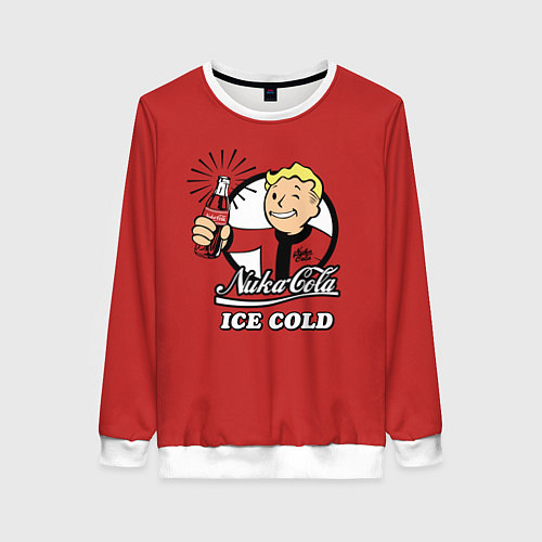 Женский свитшот Nuka Cola: Ice Cold / 3D-Белый – фото 1