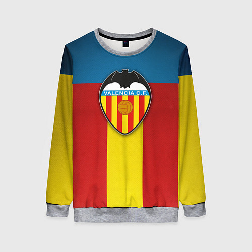 Женский свитшот Valencia C.F. / 3D-Меланж – фото 1