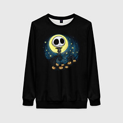 Свитшот женский The Nightmare Before Christmas, цвет: 3D-черный