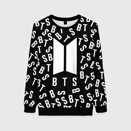 Женский свитшот BTS: Black Style / 3D-Черный – фото 1