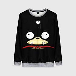 Свитшот женский Лицо Ниблера, цвет: 3D-меланж