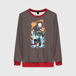 Женский свитшот Deku & Shouto