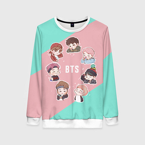 Женский свитшот BTS Boys / 3D-Белый – фото 1