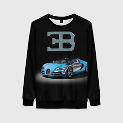 Свитшот женский Bugatti - motorsport extreme, цвет: 3D-черный