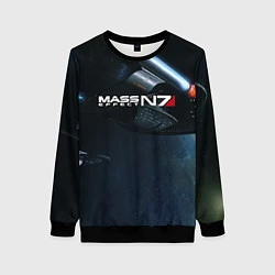 Свитшот женский Mass Effect N7, цвет: 3D-черный