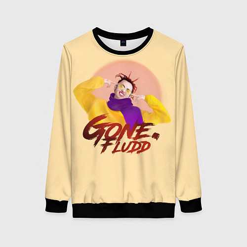 Женский свитшот Gone Fludd / 3D-Черный – фото 1