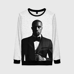 Свитшот женский Kanye West: Halftone, цвет: 3D-черный