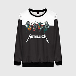 Свитшот женский Metallica, цвет: 3D-черный