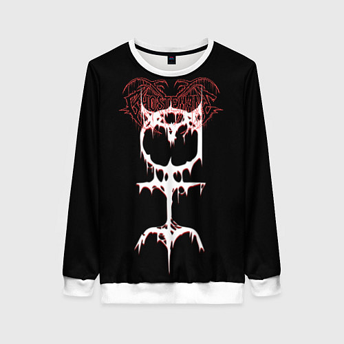 Женский свитшот Ghostemane sign / 3D-Белый – фото 1