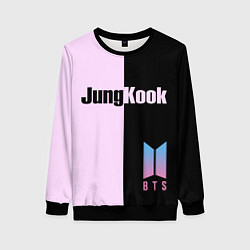 Свитшот женский BTS Jung Kook, цвет: 3D-черный