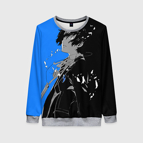 Женский свитшот Makoto Yuki: Persona 5 / 3D-Меланж – фото 1