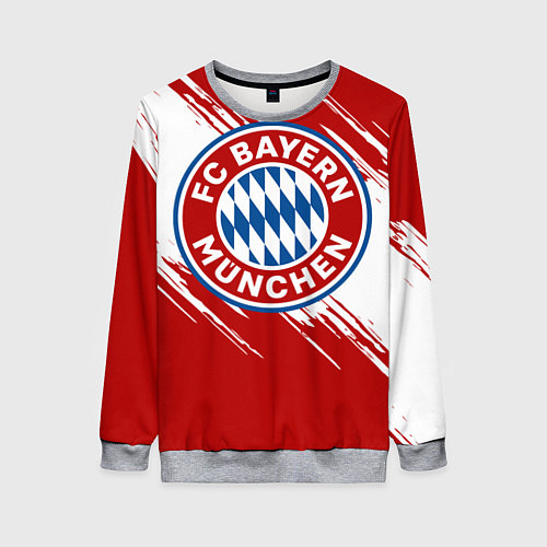 Женский свитшот ФК Бавария / 3D-Меланж – фото 1