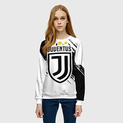 Свитшот женский Juventus: 3 Stars, цвет: 3D-белый — фото 2