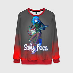 Свитшот женский Sally Face: Rock Star, цвет: 3D-красный