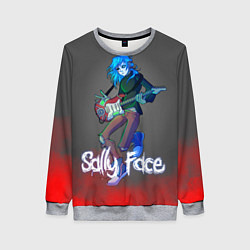 Свитшот женский Sally Face: Rock Star, цвет: 3D-меланж