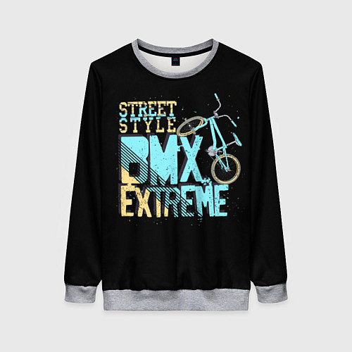Женский свитшот BMX Extreme / 3D-Меланж – фото 1
