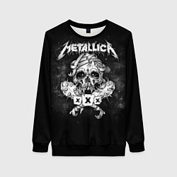 Свитшот женский Metallica XXX, цвет: 3D-черный