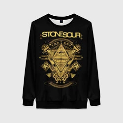 Свитшот женский Stone Sour, цвет: 3D-черный