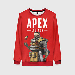 Свитшот женский Apex Legends: Red Caustic, цвет: 3D-красный