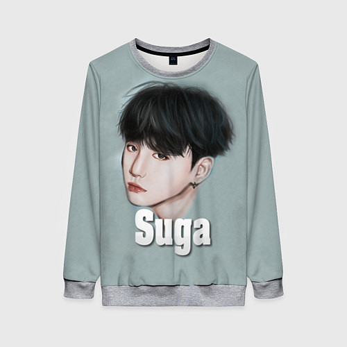 Женский свитшот BTS Suga / 3D-Меланж – фото 1