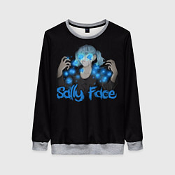 Свитшот женский Sally Face: Blue Magic, цвет: 3D-меланж
