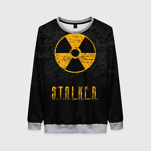 Женский свитшот STALKER: Radioactive / 3D-Меланж – фото 1