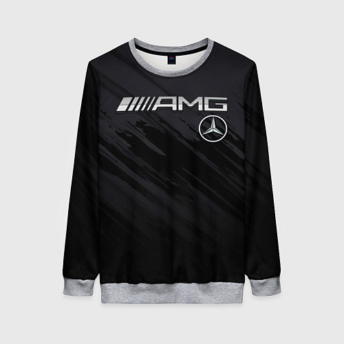 Женский свитшот Mercedes AMG / 3D-Меланж – фото 1