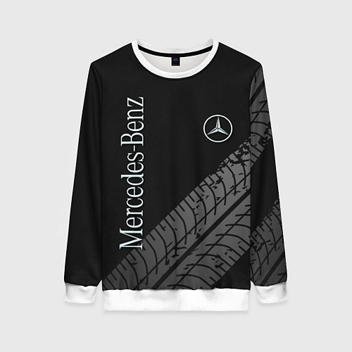 Женский свитшот Mercedes AMG: Street Style / 3D-Белый – фото 1